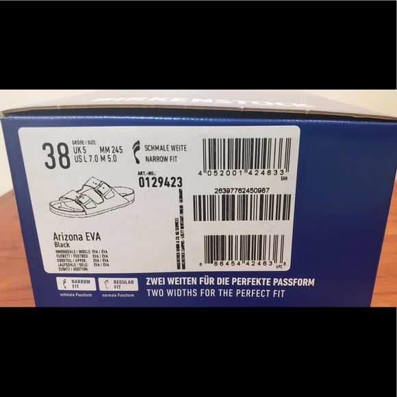 NEW! Birkenstock Arizona EVA black sandals - Picture 4 of 8